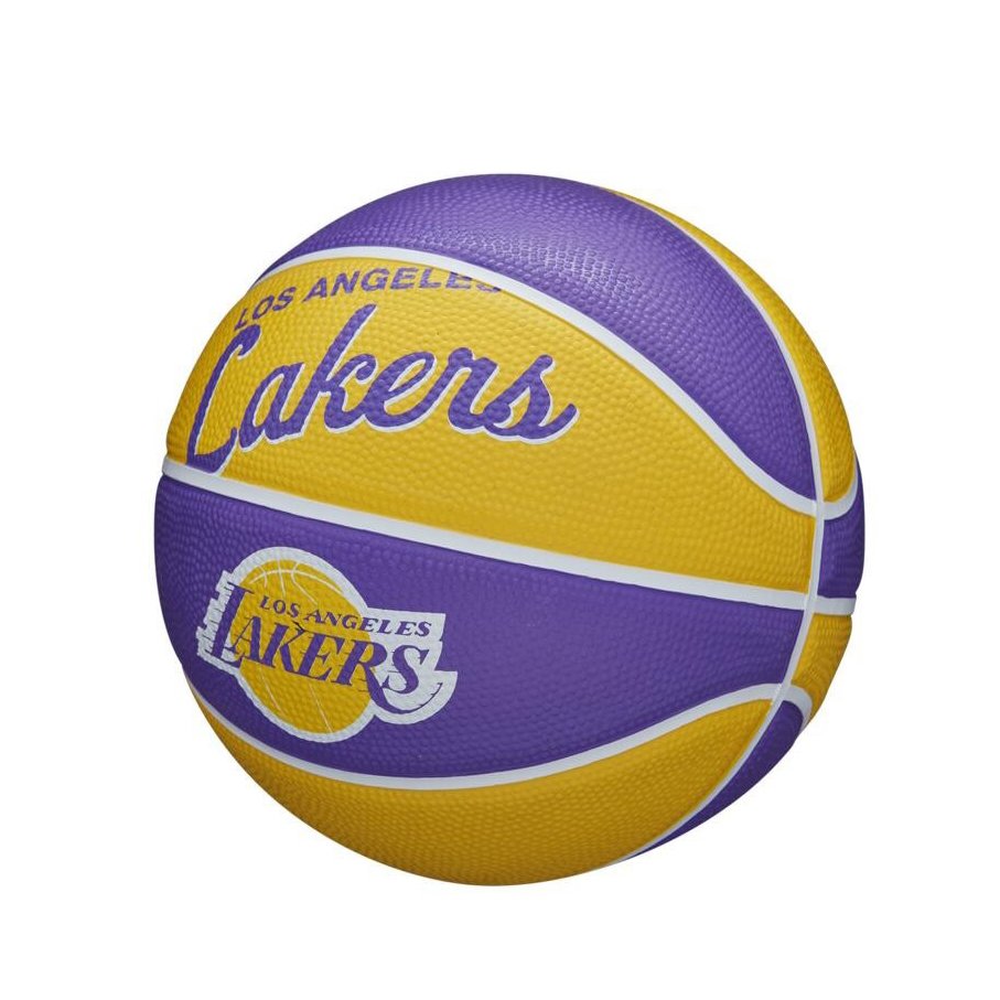 Bola Basquete Wilson Nba Team Tribute Los Angeles Lakers - Preto+