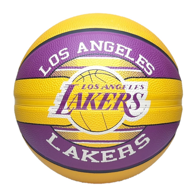 Bola De Basquete Spalding NBA Los Angeles Lakers Amarela - FutFanatics