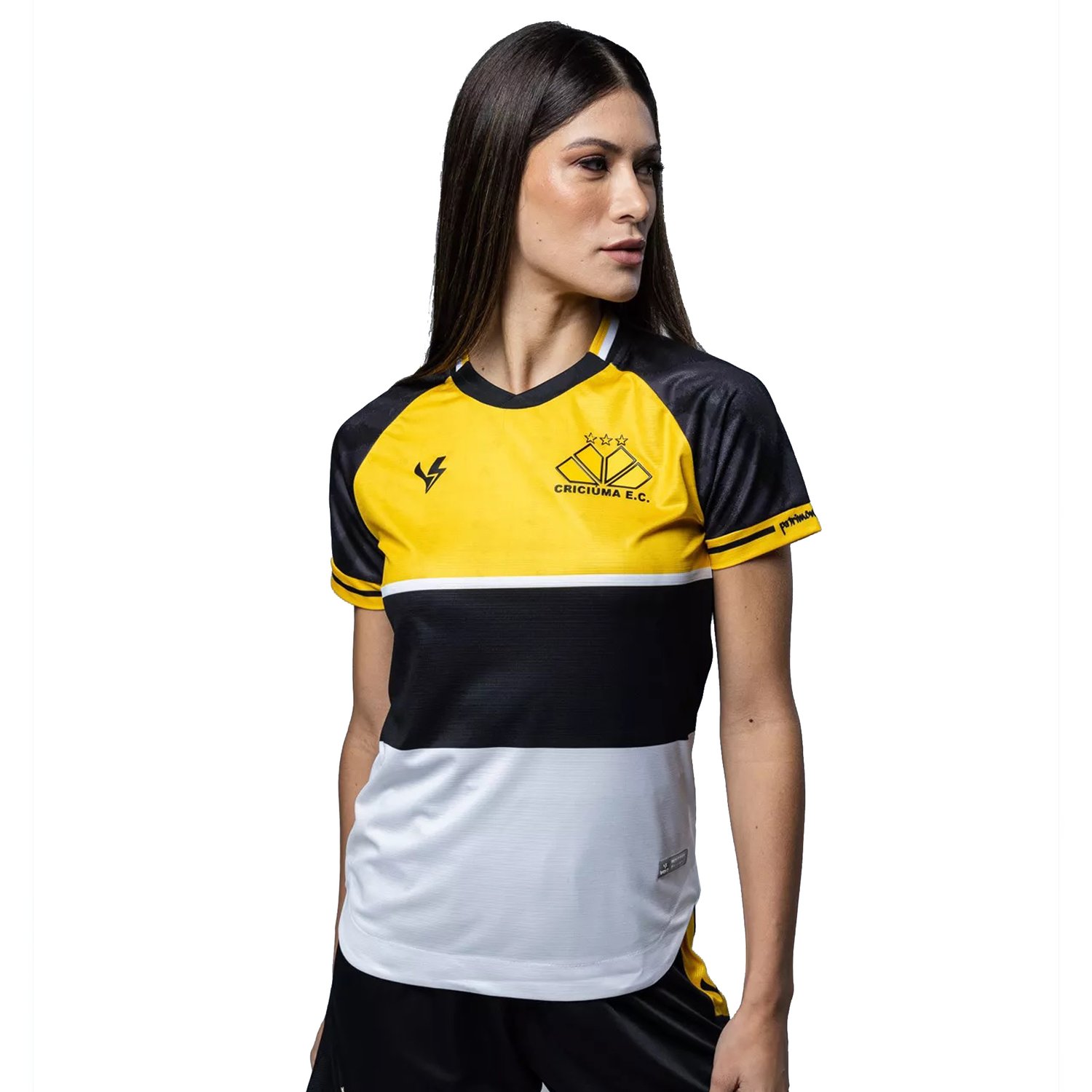 Camisa Feminina Jogo 1 2023 Santa Cruz Tricolor Volt