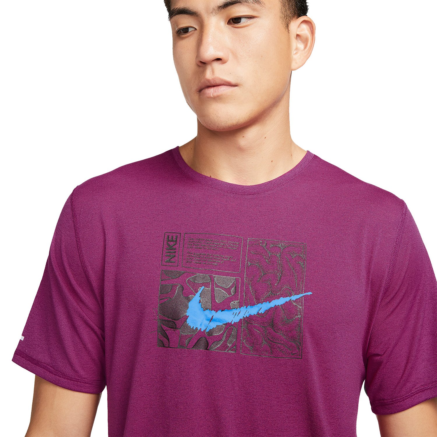Camiseta Nike Dri-Fit Miler D.Y.E. - Masculina - Fátima Esportes