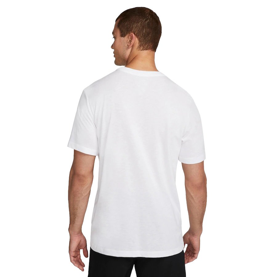 Camiseta Nike Dri-FIT Slam Ziper Branca, Vivano Sports - A loja do