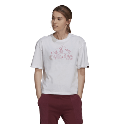 Camiseta adidas Estampa Floral Soft Logo