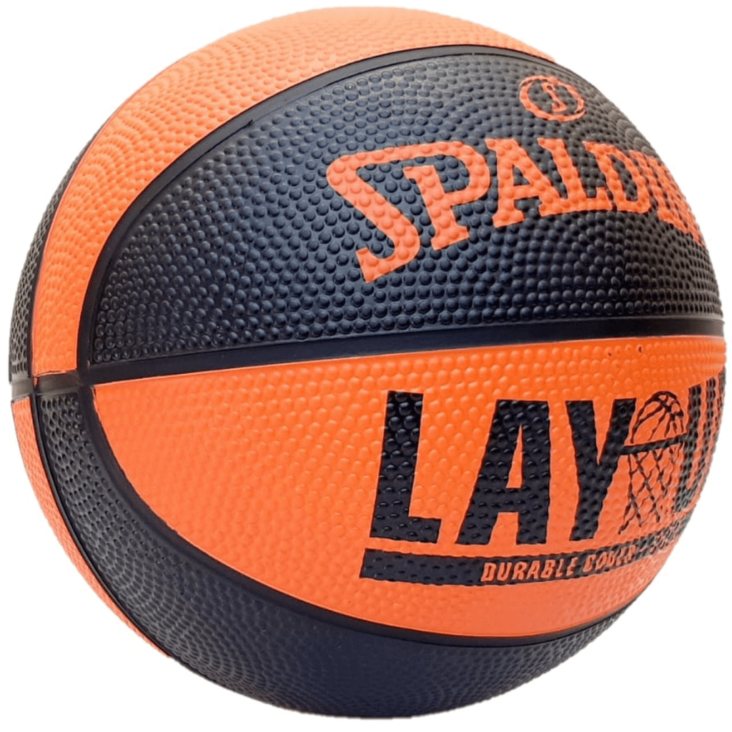 Mini Bola Basquete Infantil NBA Spalding Lay Up Tam. 3 - Amarelo+