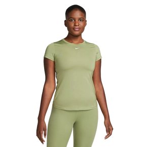 Camiseta Nike Dri-FIT One Luxe Feminina - Amarelo