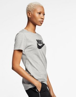 Camiseta Nike One Dri-Fit Ss Feminina - Cinza - Bayard Esportes